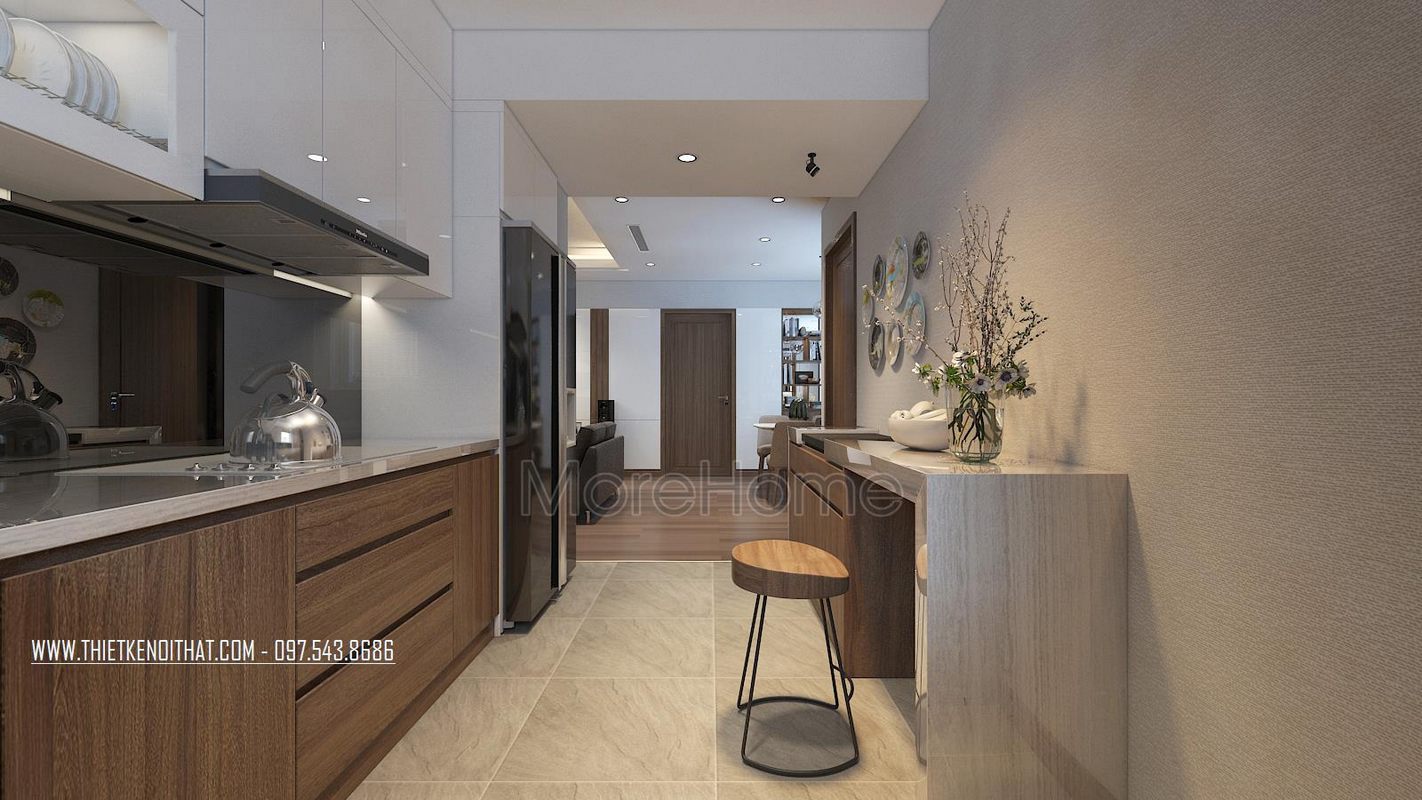 Thiết kế nội thất chung cư hiện đại N05 Hoàng Đạo Thúy